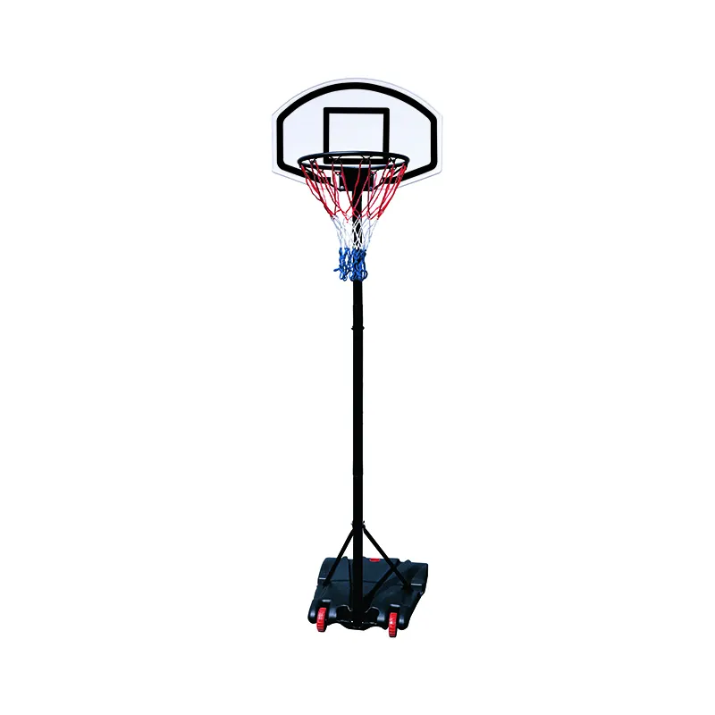 160-210CM portátil de baloncesto al aire libre sistema ajustable en altura aro de baloncesto soporte