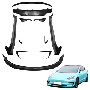Honghang Tesla modeli 3 vücut kiti için yüksek kaliteli otomobil parçaları gövde kiti 2019-2021 - Product Image 4