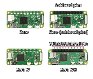 Raspberry Pi Zero W/ WH/ 2W/ 2WH Wireless Pi 0 mit WIFI und BT 1GHz CPU 512MB RAM Linux OS 1080P HD