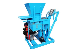 FL2-25 ép thủy lực đất sét nhỏ adobe tay lồng vào nhau máy làm gạch Zambia/Kenya/Ethiopia - Product Image 4