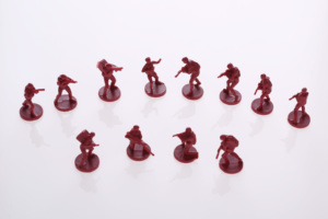 Mô hình người lính quân đội biển, mặt đất và không khí đặt người lính nhựa bàn cát người lính hình nhỏ Đồ chơi Chiến đấu trẻ em - Product Image 3