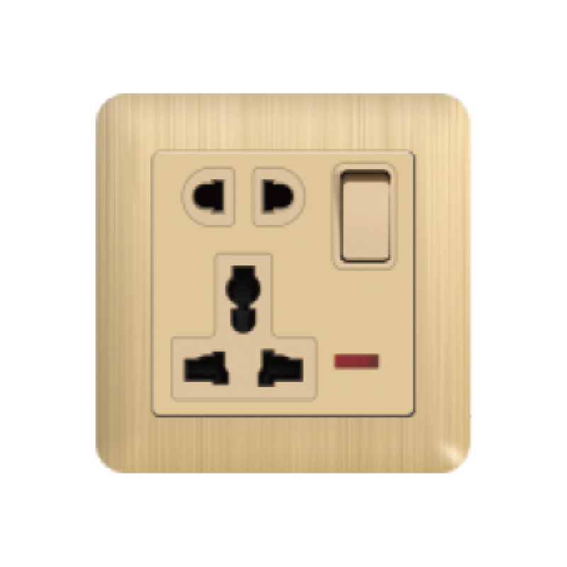 1gang Five hole socket