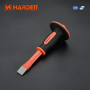 Harden Professional Customized Chrome Vanadium Steel Hand Tool Flat Cold <strong>Chisel</strong> With TPR Handle - Product Image 3