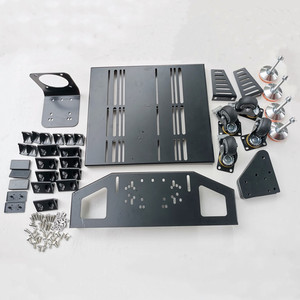 Simulador de competición profesional con bandeja de PC de ordenador, Base de perfil de aluminio de extrusión 40160 personalizada, Kit de cabina de carreras Sim DIY - Product Image 3