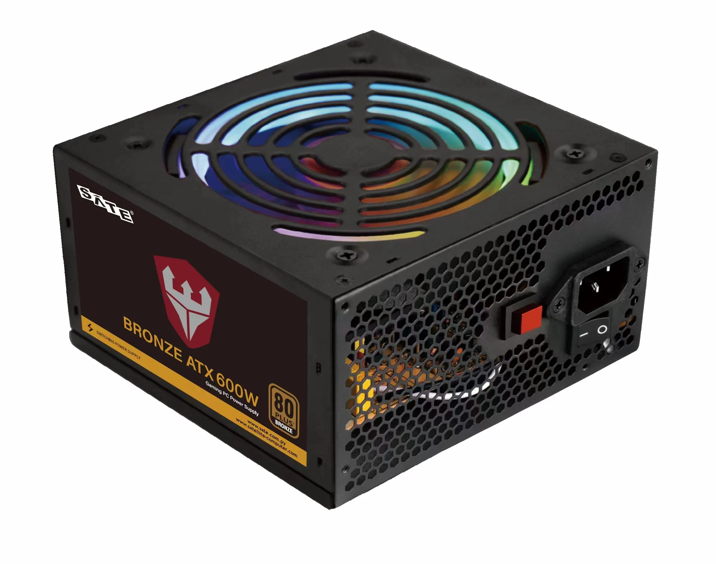 SATE(ATX600) Usine En Gros De Haute Qualité Réel 600W 80 + commutation pc alimentation 24 broches 600W pc ATX PSU