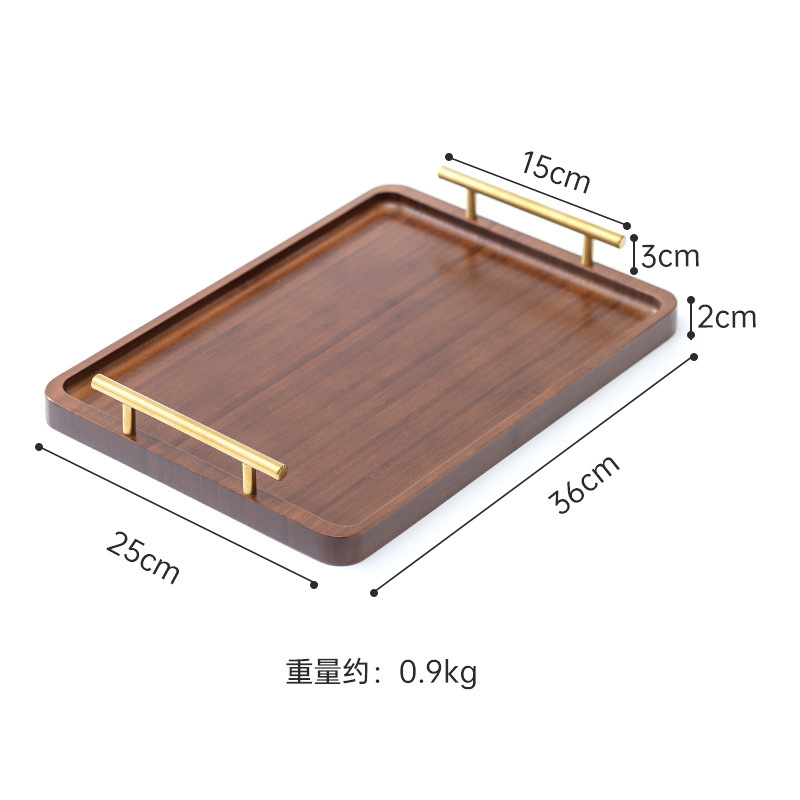 Bamboo with handle, 35.5*24*2 mm