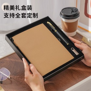 Custom A5 Business <strong>Notebook</strong> With Litchi <strong>Pattern</strong> Thickened Soft Leather Printable Logo Journal Style <strong>Notebook</strong> With Printed Design - Product Image 3
