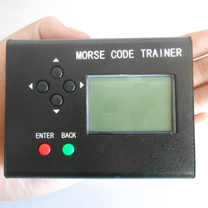 LCD Morse Code CW Trainer Ham Radio Station Morse Short-wave Station <strong>Telegraphy</strong>