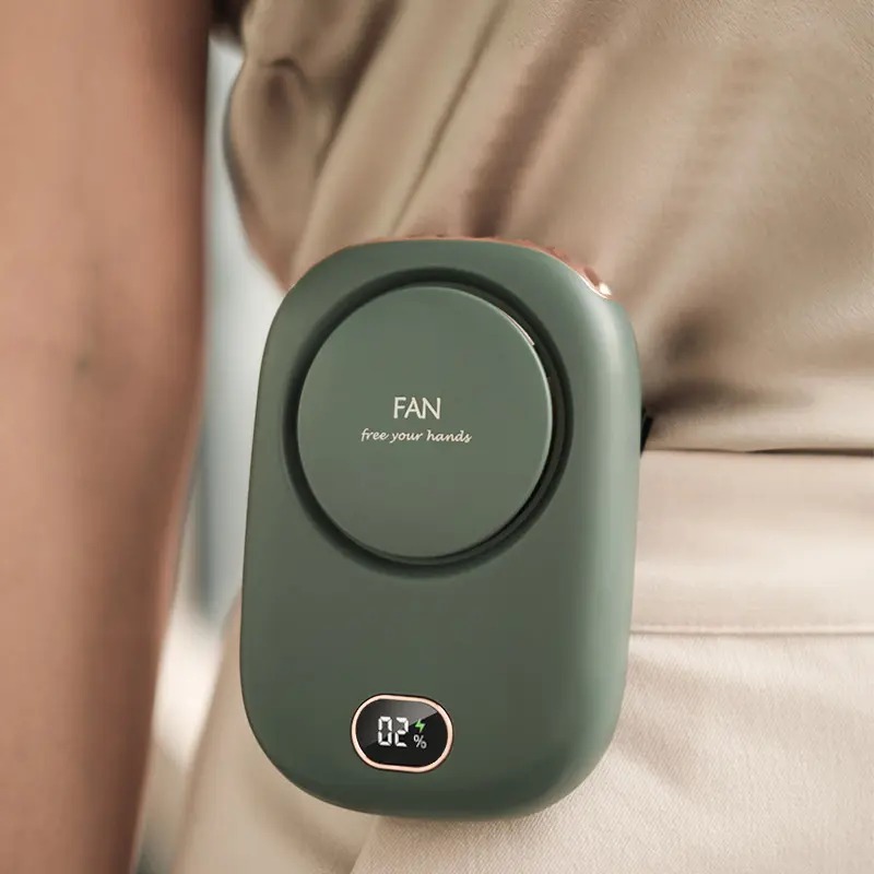 Ventilador de pestana com bateria, pequeno portátil refrigerar pescoço pendurado maquiagem