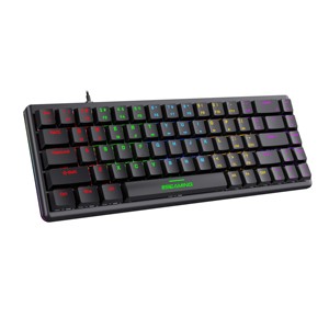 Teclado delgado con cable desmontable ESGAMING, ordenador de escritorio de tres modos, Teclado mecánico inalámbrico para juegos Bluetooth de 2,4 Ghz - Product Image 2