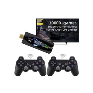 X3 Pro4Kゲーミングスティック256GB30000ゲームレトロゲームコンソールHDビデオゲームコンソールPSPPS1GBA用2.4Gデュアルワイヤレスコントローラー