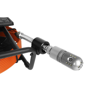 PipeCam 45MM Probe 360 Degree Rotation Dual Camera 30M 60M 8'' Screen CCTV Sewer Pipe Camera Used for Drain <strong>Pipeline</strong> Inspection - Product Image 2