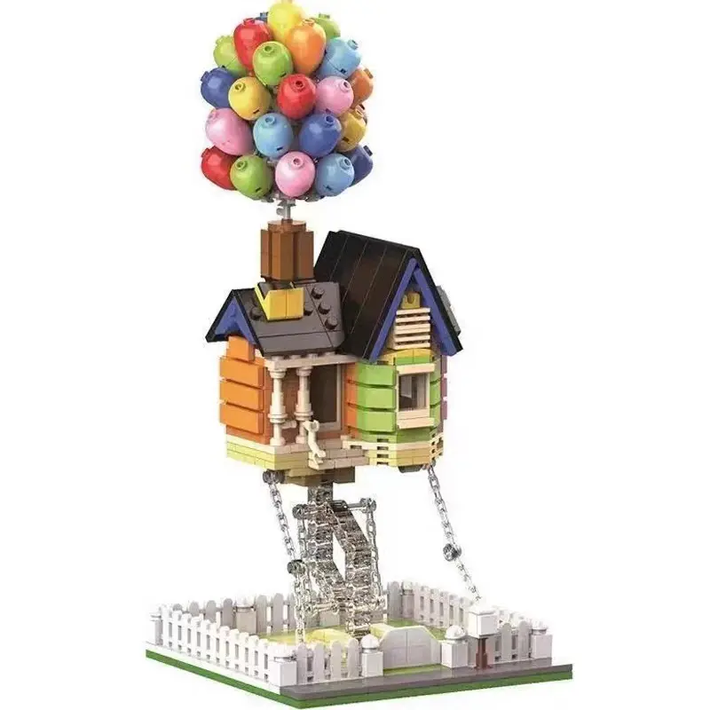 7025 compatibile con legoing crea blocchi di costruzione di case di palloncini esperti mattoni giocattoli regalo di san valentino 555 + pezzi/set