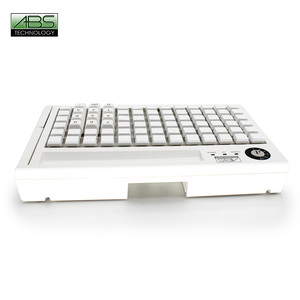 ABS KB-78S Mini 78 Keys Cashier Accounting <strong>Keyboard</strong> Finance White <strong>Keyboard</strong> Cross-border Manufacturers