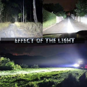 7D 20นิ้ว288วัตต์ LED Light Bar 5โหมด Combo Bar กันน้ำ IP67รถเรือปิดถนนระดับสีเหลืองขับรถทำงานแสง