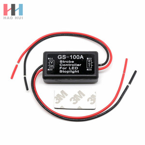 C0074สากล GS-100A แฟลช LED ควบคุม Strobe รถกะพริบโมดูลสำหรับไฟเบรกและไฟท้ายหยุด12-24โวลต์ - Product Image 1