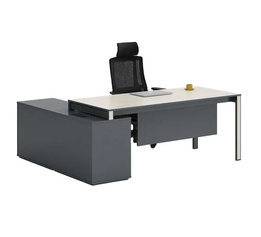 Thiết kế lạ mắt hình ảnh bằng gỗ của nội thất văn phòng, bàn máy tính hiện đại