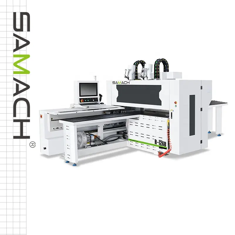 Mamach-máquina de perforación de madera, máquina de perforación Cnc de seis lados para gabinete