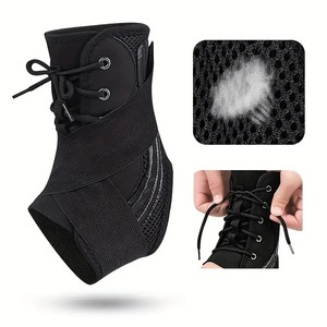 Attelle de Cheville Respirante avec Support de Compression, Protection de Cheville à Lacets de Haute Qualité, 2 Pièces - Product Image 1