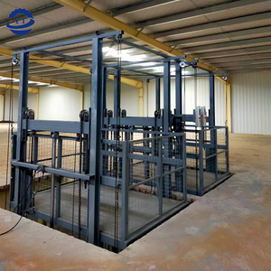 1-20m Customized Hydraulic Drive <strong>Loading</strong> <strong>and</strong> <strong>Unloading</strong> Single/double Guide Rail Cargo <strong>Lift</strong> - Product Image 2