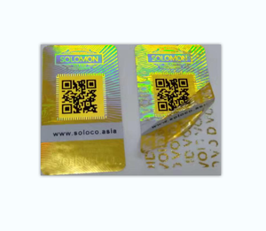 QR <strong>Code</strong> Running Number <strong>Verification</strong> <strong>Code</strong> Laser 3D Hologram Sticker Label - Product Image 3