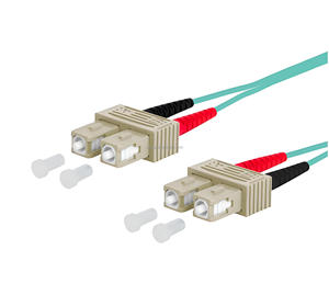Duplex 50/125 LWL SC/UPC OM3 Fiber Optic Patch Cord for FTTH POE 4G 3G GSM <strong>TCP</strong> GPRS <strong>Networks</strong> - Product Image 1