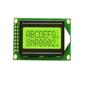 0802 LCD-Modul 8x2 Zeichen Blau/Gelb Bildschirm 0802LCD-Modul 3,3 V / 5V LED LCD-Hintergrund beleuchtung für Arduino Diy Kit
