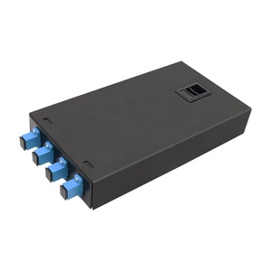 4 puertos 6 puertos 8 puertos Mini ODF escritorio montaje en pared SC/UPC Simplex caja de terminales de fibra óptica Panel de conexión de fibra óptica - Product Image 1
