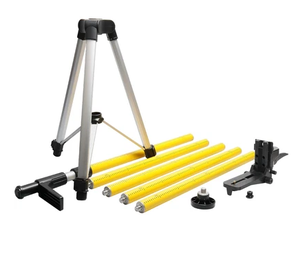 Huepar LP36,1/4&quot;Mount for Lase and <strong>5</strong>/8&quot; Adapter,<strong>3</strong>.7m/12 <strong>Ft</strong> Height Telescoping Pole Laser Level Tripod 5kg - Product Image 1