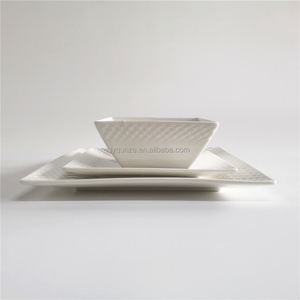 Thick Dishware Round <strong>Square</strong> Rectangle <strong>Shape</strong> Porcelain Dinner Set - Product Image 3
