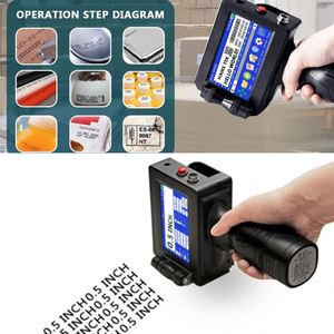 Stampante a getto d'inchiostro portatile piccola stampante Mini stampante a getto d'inchiostro a mano non crittografata data di produzione codice QR stampante intelligente - Product Image 4