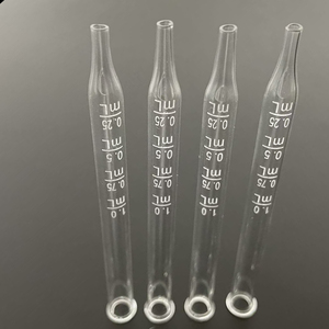 Thương mại nước ngoài 1ml laser tốt nghiệp 7mm thủy tinh pipettes với nhọn bóng tip thuận lợi số lượng lớn giá cả - Product Image 2