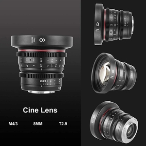 Meike เลนส์รูรับแสงขนาดใหญ่8มม. T2.9,เลนส์โฟกัสแบบแมนนวลสำหรับ Olympus Panasonic MFT M4/3 Micro 4/3 - Product Image 3