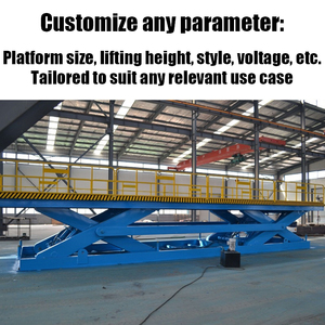 <strong>Loading</strong> <strong>Dock</strong> <strong>Fixed</strong> Scissor Motorized Lift Platform Trolley Lift Move System Small Self Propelled Electric Hydraulic Lift Table - Product Image 4