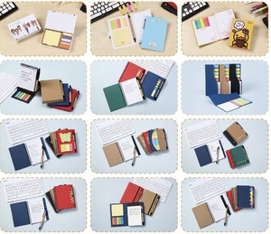 Spiral <strong>Notebook</strong> <strong>with</strong> Self-Adhesive Colored <strong>Index</strong> Tab Divider Lined Pen Holder Notepad Including Sticky <strong>Note</strong> Paper Memo Pad - Product Image 5