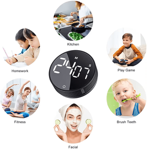 Timer da cucina digitale Youton con ampio Volume di visualizzazione a LED regolabile facile da cucinare e per anziani e bambini Timer magnetico - Product Image 3