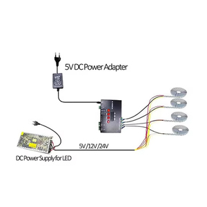 Интеллектуальное освещение программируемый DMX512 K-8000C контроллер SPI 1024 пикселей SD карта пиксель светодиодный контроллер - Product Image 5