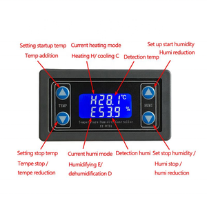 Controlador Digital de temperatura y humedad, termostato de CC 6V-30V, regulador térmico, termopar, pantalla LCD, Sensor SHT20 - Product Image 3