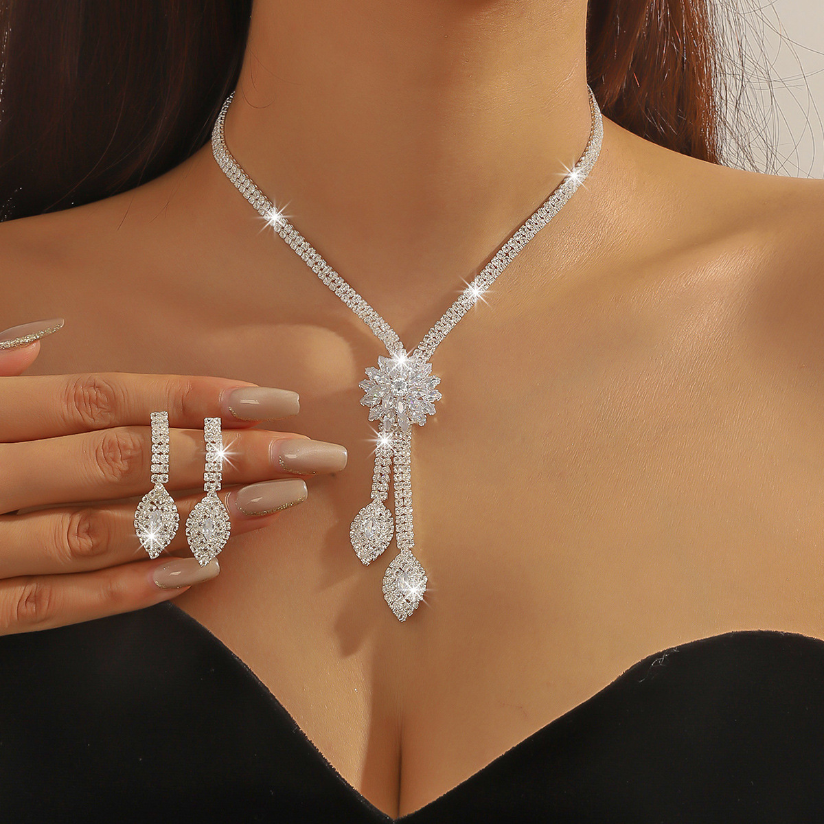 Silver two-piece set