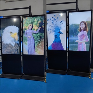 屋内32 \ "43 \" 50 \ "55 \" 65 \ "LCD広告ポスターLED小型ディスプレイ広告Android操作フロアスタンドエレベーター