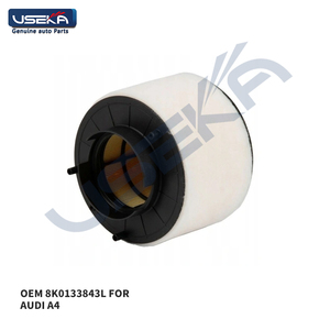 USEKA OEM elektrik 133 843 <span class=keywords><strong>L</strong></span> orijinal otomobil parçaları Audi A4 A5 Q5 OEM için yüksek performanslı hava filtresi 133 843 <span class=keywords><strong>L</strong></span> hava filtresi