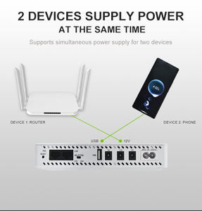 Mini UPS <strong>INPUT</strong> 12V <strong>OUTPUT</strong> 5V 9V 12V Available Capacity Over 30Wh Uninterruptible Power Supply for Webcam Router <strong>Modem</strong> - Product Image 6