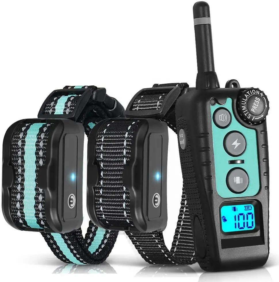 Rechargeable Dog Training Collar 2 Pack Can Train Two Dogs at The Same Time