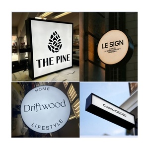 80 bán cửa hàng signage hộp Đèn, dẫn dấu hiệu hộp Đèn | dấu hiệu kinh doanh, hộp đèn vuông signage, nhôm bản lề dẫn lightbox - Product Image 1