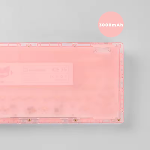 AKKO Monsgeek ICE75 PMMA funda acrílica teclado de ordenador 75% Mini teclado para juegos Led transparente 3 modos Junta Teclado mecánico - Product Image 4