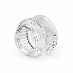 化粧品包装瓶ガラス製品クリーム色の瓶プラスチックカバースキンケア瓶100g - Product Image 3