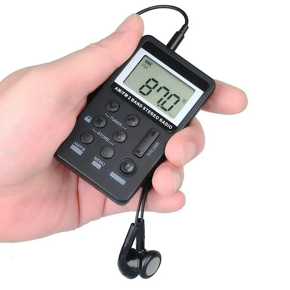 La mejor mini radio FM portátil con producto recargable USB