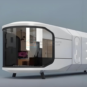 Быстрая установка 40-футовый космический корабль коммерческий космический дирижабль контейнерный дом космическая капсула отель использовать сборные дома - Product Image 4