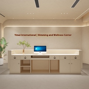 Hiện đại tối giản gỗ rắn sơn mài bàn tiếp tân hợp thời trang công ty nhỏ quầy lễ tân cửa hàng quần áo cửa hàng làm đẹp - Product Image 4