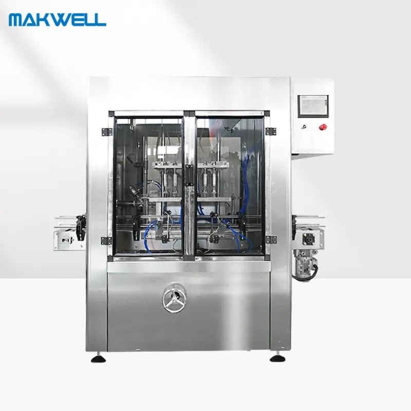 MAKWELL – Machine automatique de remplissage de bouteilles de jus de Fruit et de miel